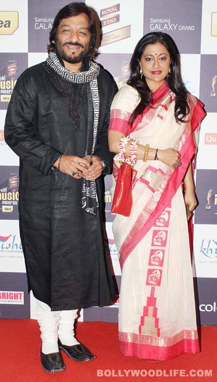 Roop Kumar Rathod with wife Sunali Rathod