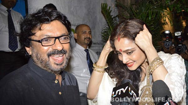 Sanjay Leela Bhansali with Rekha