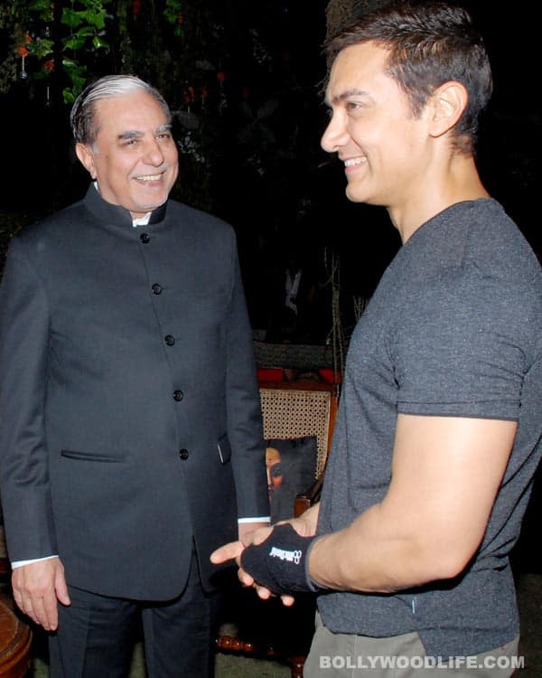 ZEE head honcho Subhash Chandra Goel and Aamir Khan
