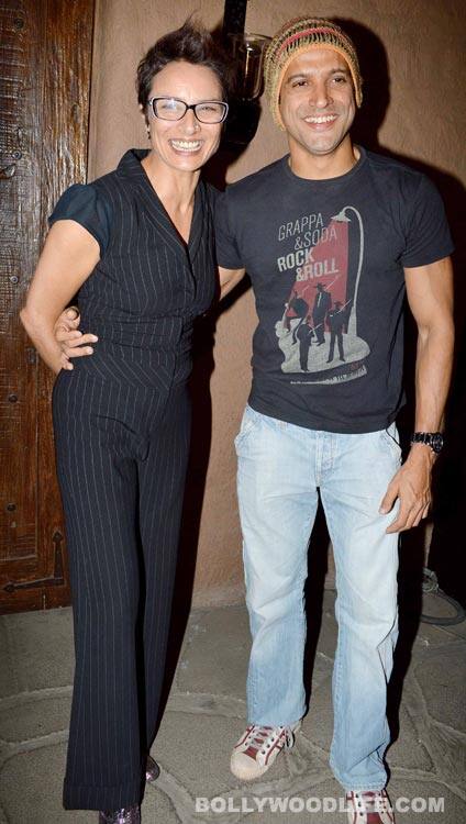 Farhan Akhtar, Kangna Ranaut, Dino Morea, Mugdha Godse at Kai Po Che premiere Adhuna Akhtar and Farhan Akhtar