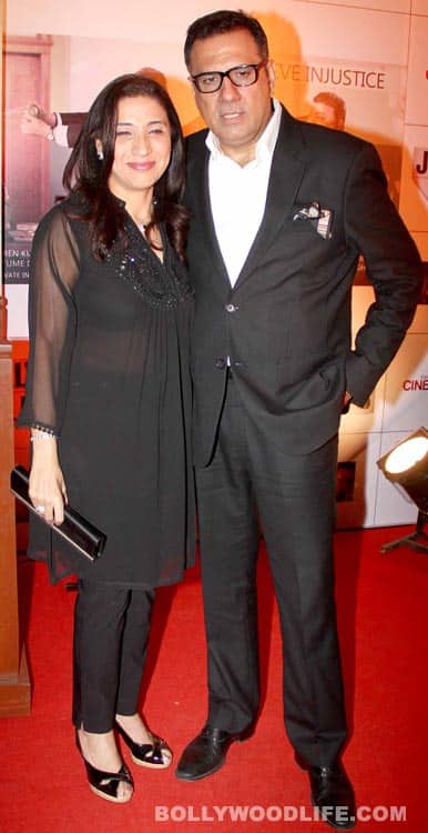 Arbaaz Khan, Akshay Kumar, Juhi Chawla, Aditi Rao Hydari, Neha Dhupia attend the premiere of Jolly LLB Boman Irani