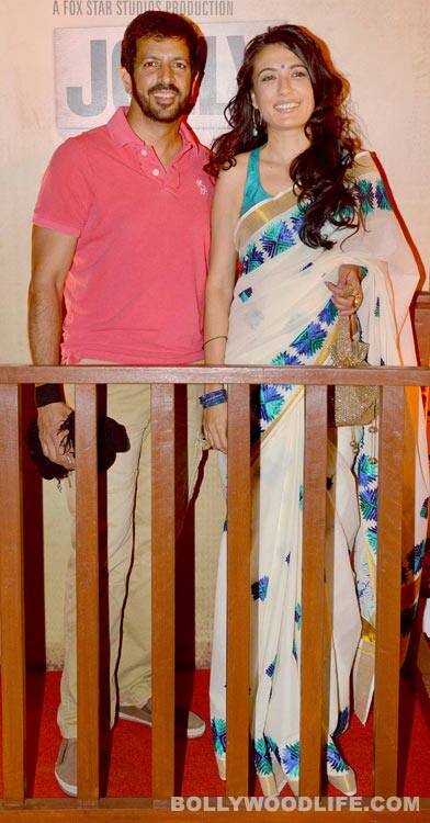 Arbaaz Khan, Akshay Kumar, Juhi Chawla, Aditi Rao Hydari, Neha Dhupia attend the premiere of Jolly LLB Kabir Khan and Mini Mathur