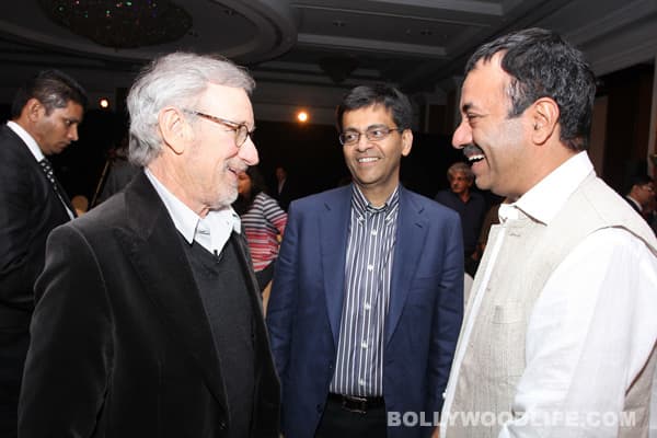Steven Speilberg and Rajkumar Hirani