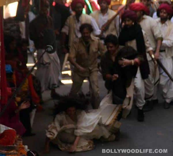 Ramleela on the sets pics: Why is Deepika Padukone being tortured?
