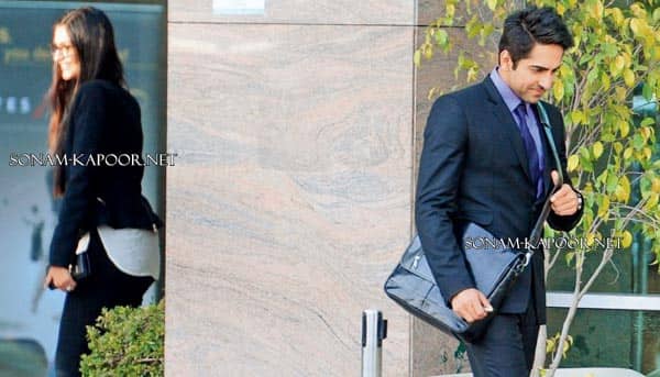 Sonam Kapoor and Ayushmann Khuranna on the sets of Yash Raj Films’ next: View pics!