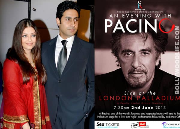 Aishwarya Rai Bachchan and Abhishek Bachchan’s evening with Al Pacino!