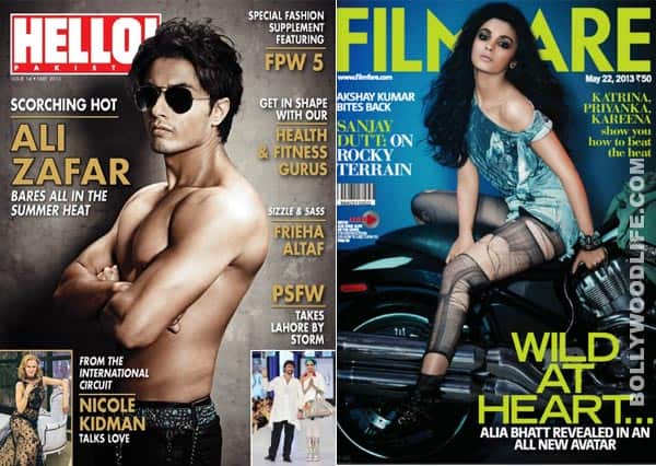 Ali Zafar goes bare; Alia Bhatt takes the wild route!