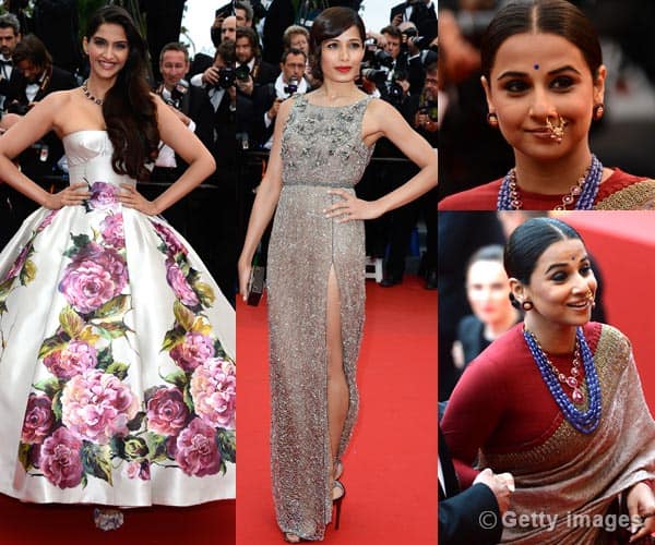 66th Cannes International Film Festival: Sonam Kapoor, Freida Pinto and Vidya Balan sizzle on the red carpet