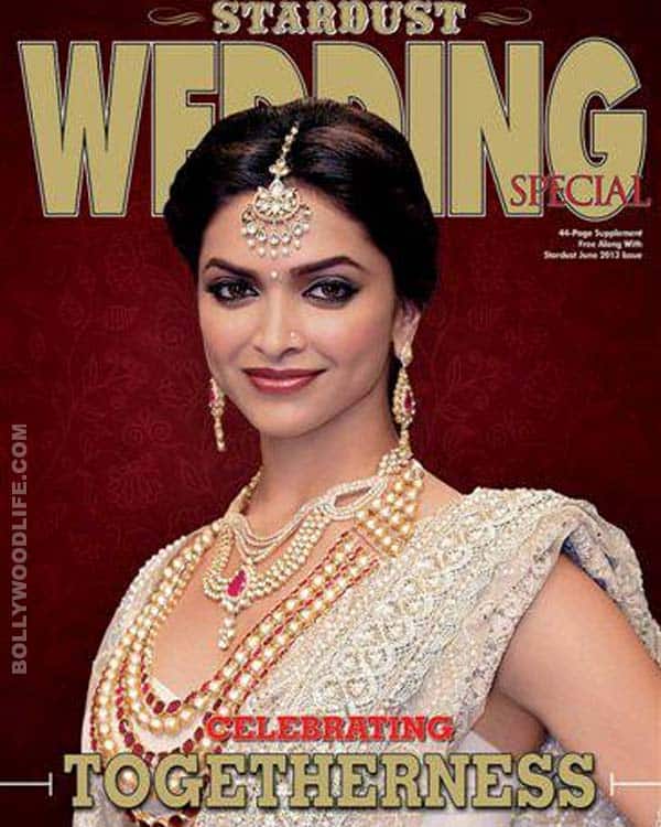 Deepika Padukone turns bride for Stardust wedding edition