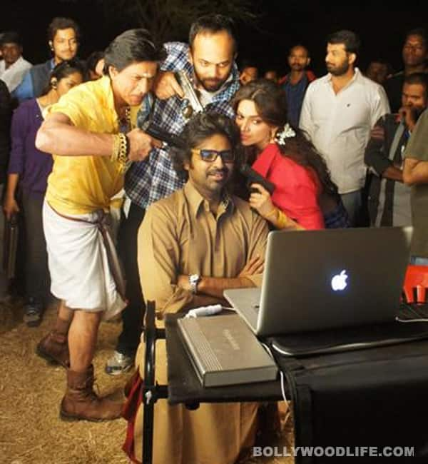 Throwback - SRK & Deepika on the sets of Chennai Express