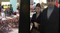 Aishwarya Rai Bachchan and Abhishek Bachchan go shopping in London