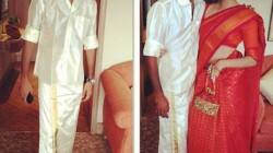 Dhanush in veshti with Sonam Kapoor