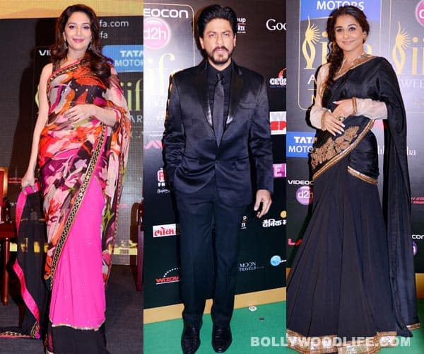 Madhuri Dixit, Shahrukh Khan and Vidya Balan Madhuri Dixit, Shahrukh Khan and Vidya Balan