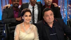 Rishi Kapoor and Arjun Rampal on the sets of Jhalak Dikhhla Jaa 6