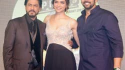 Shahrukh Khan, Deepika Padukone and Rohit Shetty