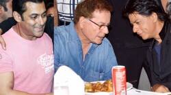 Salman Khan, Salim Khan and Shahrukh Khan
