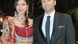 Yukta Mookhey with her husband Prince Tuli
