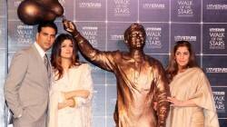 Akshay Kumar, Dimple Kapadia unveil Rajesh Khanna's statue