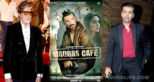 Amitabh Bachchan all praises for Madras Cafe Amitabh Bachchan all praises for Madras Cafe