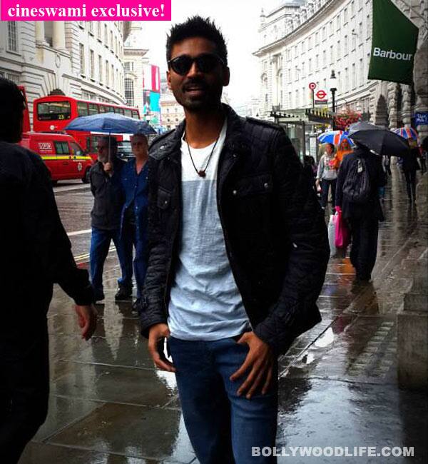 Dhanush cuts birthday cake on London Bridge: exclusive pictures Dhanush cuts birthday cake on London Bridge: exclusive pictures