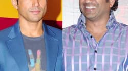 Farhan Akhtar and Sachin Tendulkar