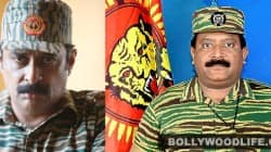 Left: Tamil actor Ajay Ratnam; Right: LTTE leader Prabhakaran