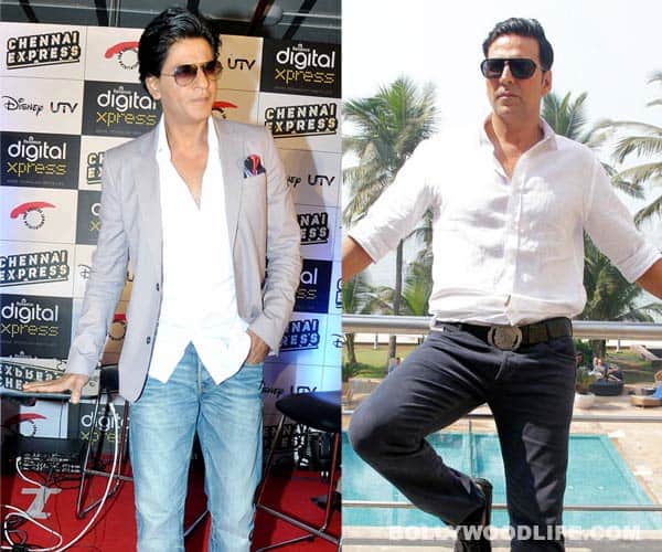 Shahrukh Khan and Akshay Kumar at Yogesh Lakhani's birthday Shahrukh Khan and Akshay Kumar at Yogesh Lakhani's birthday