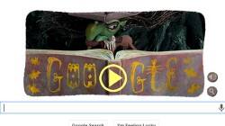 Halloween Google doodle