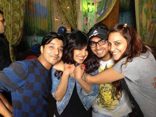 PriyankaChopra on Ram-Leela sets