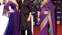 Vidya Balan and Sonakshi Sinha look pretty in purple!