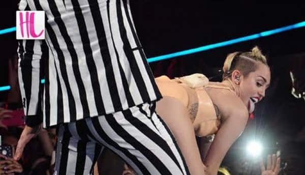 Miley Cyrus twerking at MTV VMA Miley Cyrus twerking at MTV VMA