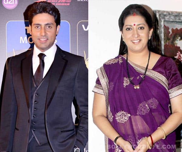 Smriti Irani to play Abhishek Bachchan's mother in Mere Apne