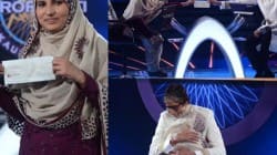 Kaun Banega Crorepati 7: Firoz Fatma becomes the first woman crorepati, Amitabh Bachchan with Feroz Fatma, Amitabh Bachchan on KBC 7, KBC 7 winner Feroz Fatma