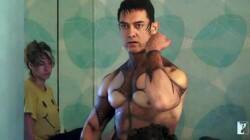 Aamir Khan body art for Dhoom:3 song Malang