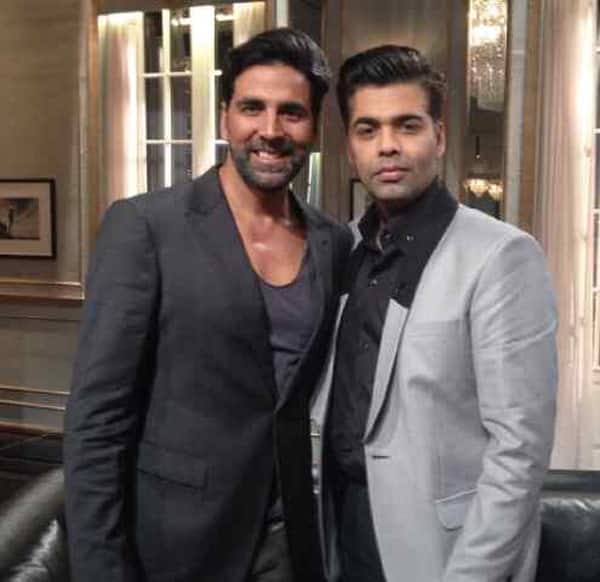 Akshay Kumar and Karan Johar on Koffee with Karan Akshay Kumar and Karan Johar on Koffee with Karan