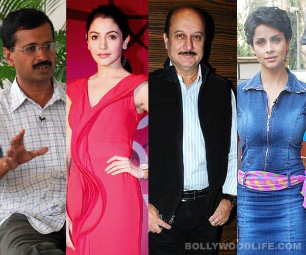 Anushka Sharma, Gul Panag, Anupam Kher congratulate Arwind Kejriwal's Delhi election win Anushka Sharma, Gul Panag, Anupam Kher congratulate Arwind Kejriwal's Delhi election win