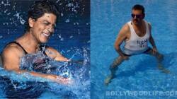 What were Shahrukh Khan and Boman Irani upto in a pool?