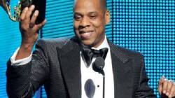 Jay Z and Timberlak at 56th Grammy awards