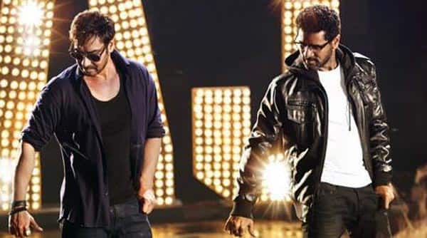 Ajay Devgn matches steps with Prabhu Dheva in Action Jackson Ajay Devgn matches steps with Prabhu Dheva in Action Jackson