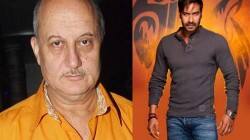 Anupam Kher and Ajay Devgn in Singham 2
