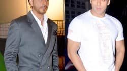 Shahrukh Khan and Salman Khan shoot at Mehboob studios