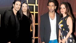 Arjun Rampal and Hrithik Roshan and sussane roshan and Mehr Jessia dont party together after the divorce