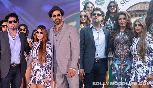 Akshay-Kumar-Raveena-Tandon-for-Falguni-and-Shane-Peacock