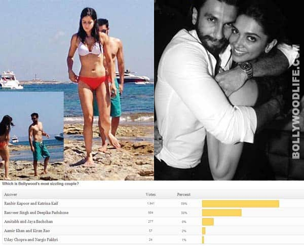 Ranbir Kapoor-Katrina Kaif more sizzling than Ranveer Singh-Deepika Padukone!