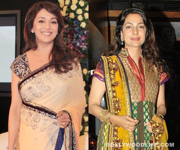 Why does Madhuri Dixit-Nene find it inspiring to work with Juhi Chawla? Why does Madhuri Dixit-Nene find it inspiring to work with Juhi Chawla?