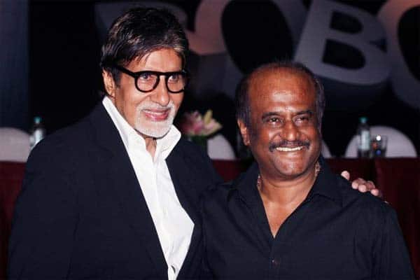 Amitabh Bachchan pokes fun at Rajinikanth Amitabh Bachchan pokes fun at Rajinikanth
