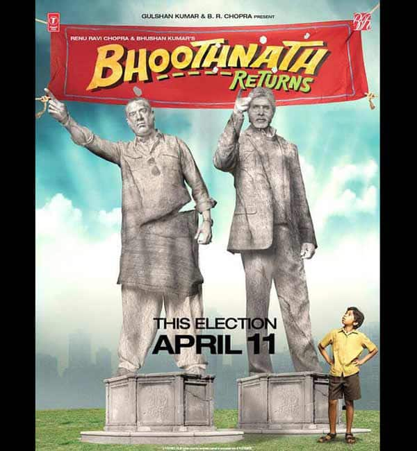 Bhoothnath Returns poster: Amitabh Bachchan to contest elections against Boman Irani!