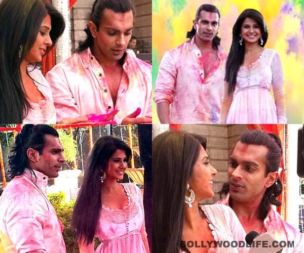 TV Holi Special: Karan Singh Grover, Surbhi Jyoti urge people to play waterless Holi! TV Holi Special: Karan Singh Grover, Surbhi Jyoti urge people to play waterless Holi!