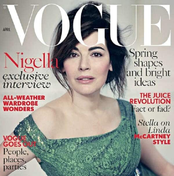 Nigella Lawson Vogue cover Nigella Lawson Vogue cover
