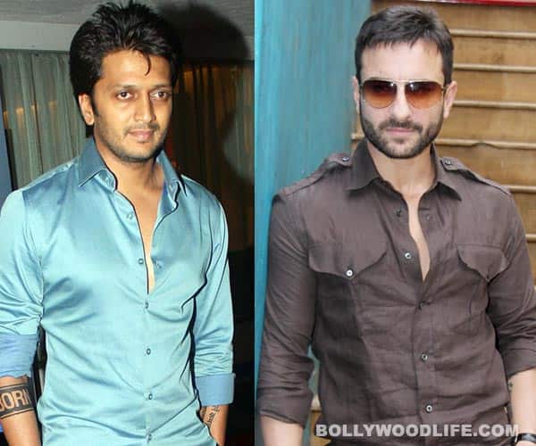 Are Saif Ali Khan and Riteish Deshmukh aping John Abraham and Abhishek Bachchan? Are Saif Ali Khan and Riteish Deshmukh aping John Abraham and Abhishek Bachchan?